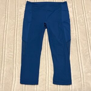 Lululemon sole training crop luxtreme leggings/pants